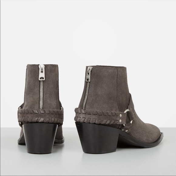 ALLSAINTS Suede Marley Boot Harness - Picture 2 of 10